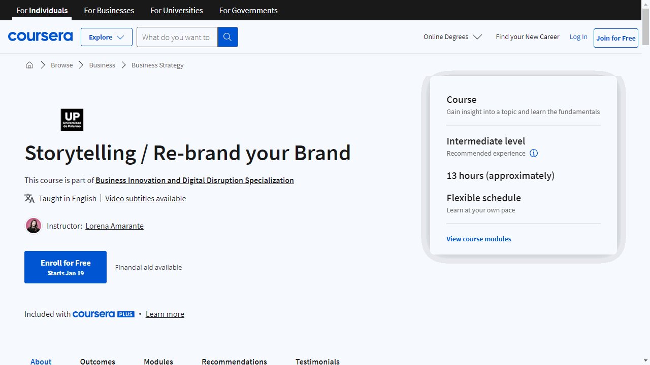 Storytelling / Re-brand your Brand