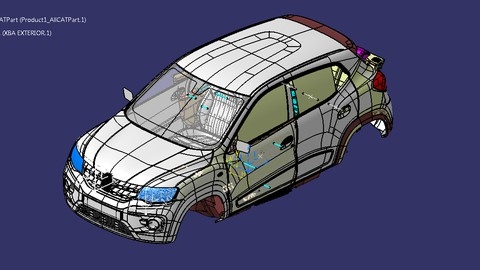 CATIA V5 Basic to Advance Interior Exterior Surfacing