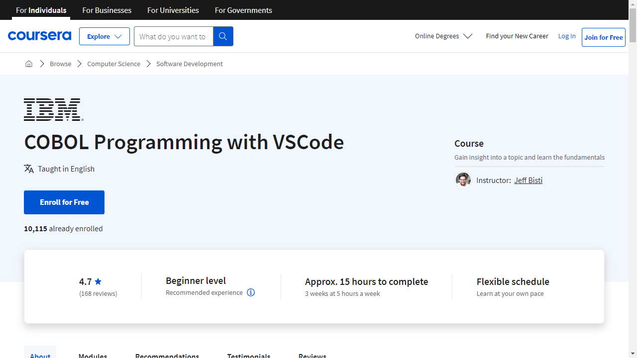 COBOL Programming with VSCode