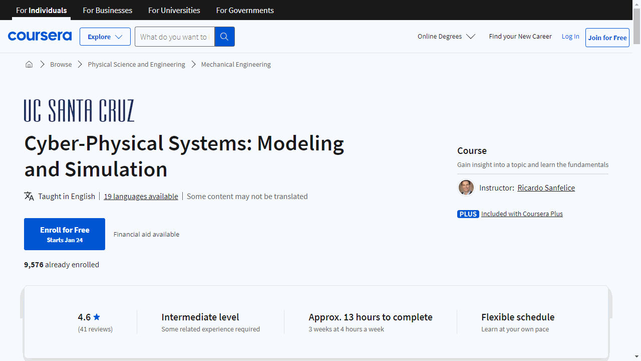 Cyber-Physical Systems: Modeling and Simulation