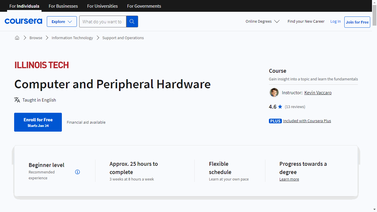 Computer and Peripheral Hardware