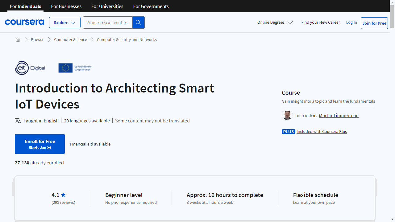 Introduction to Architecting Smart IoT Devices