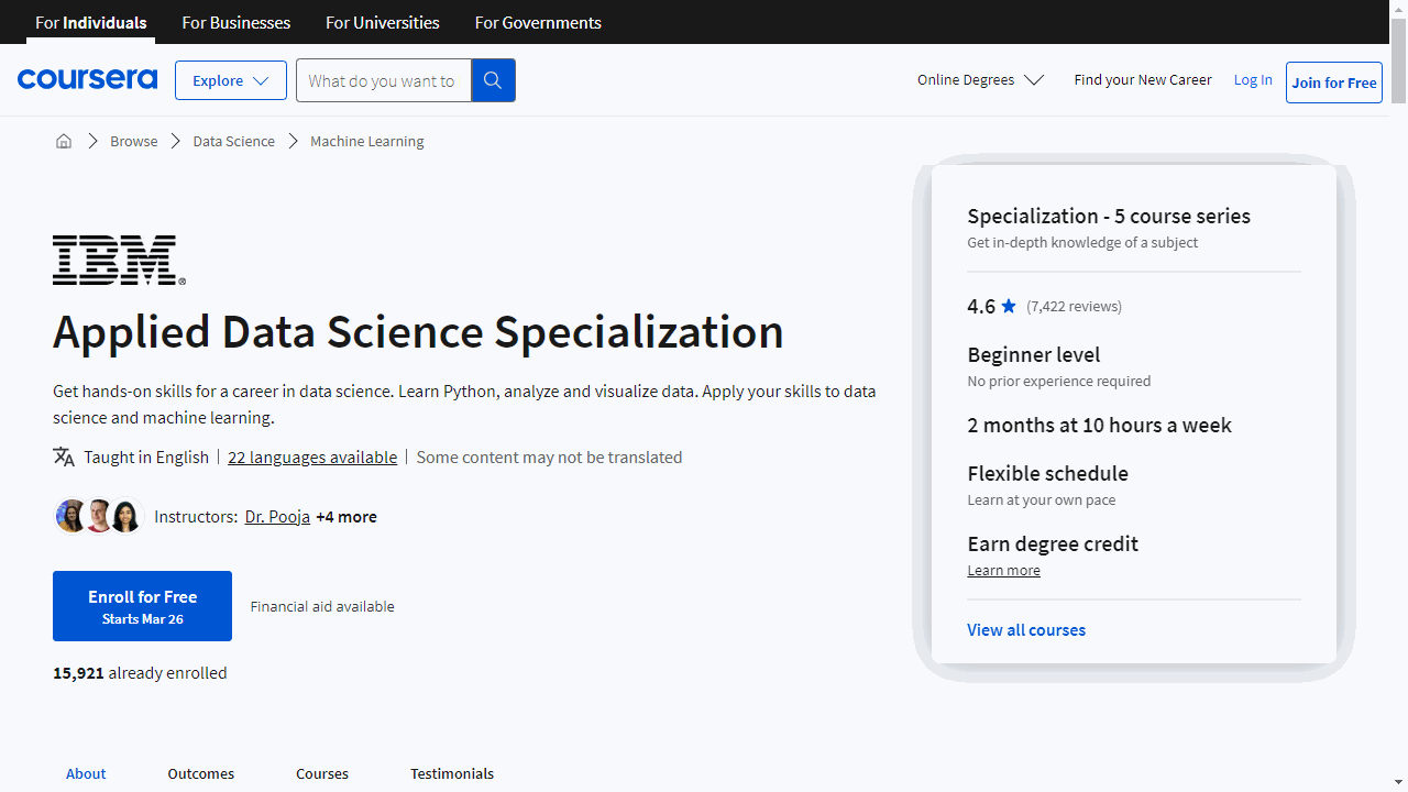 Applied Data Science Specialization