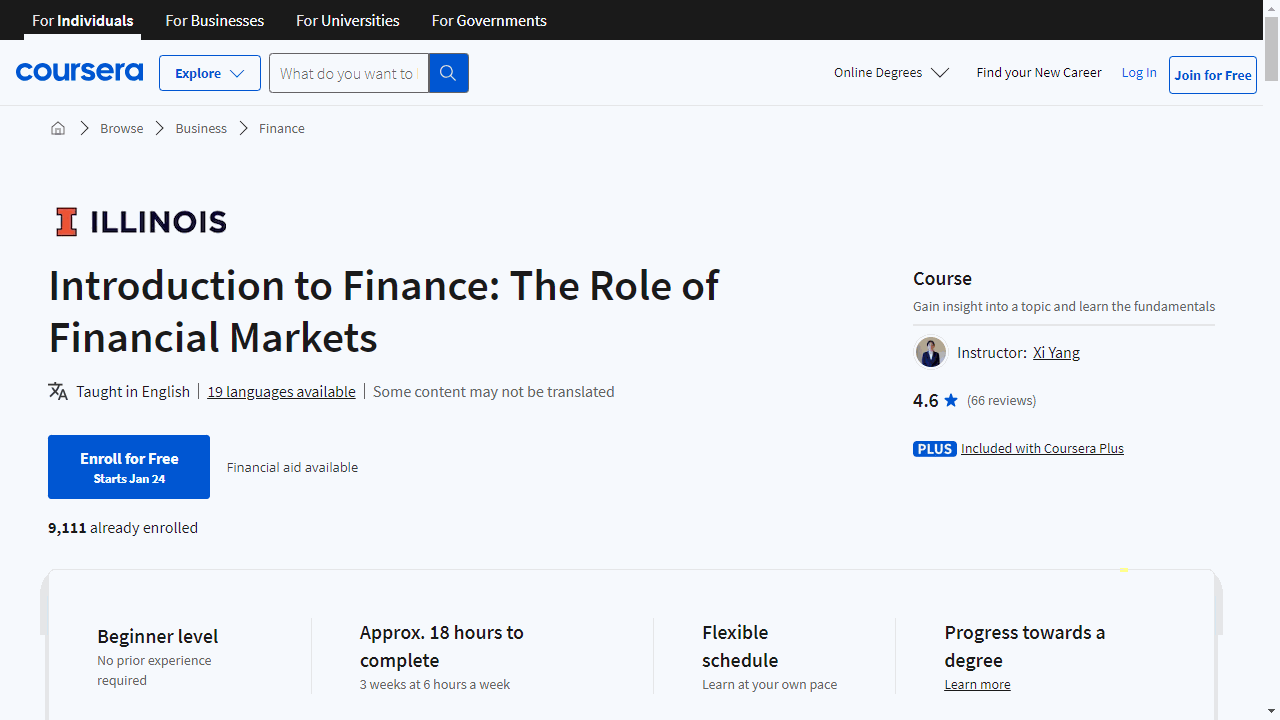 Introduction to Finance: The Role of Financial Markets