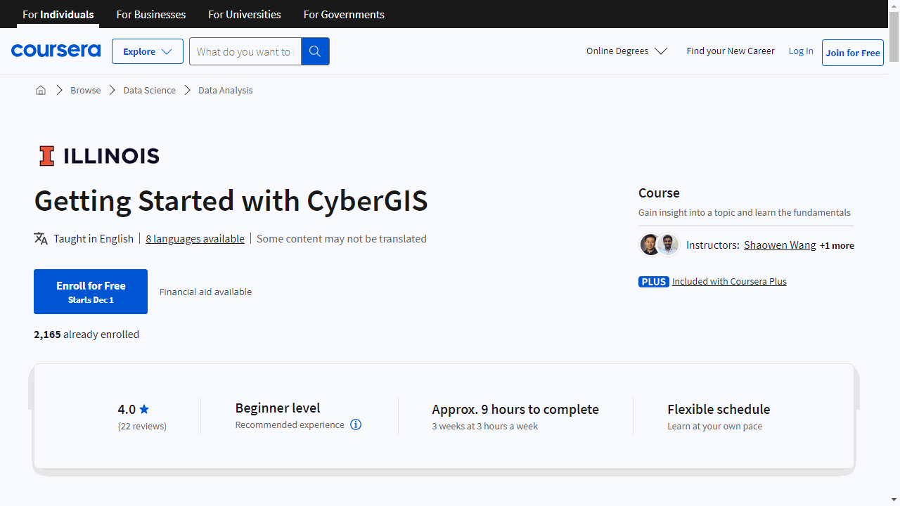 Getting Started with CyberGIS