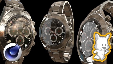 Hard Surface 3D Modeling in Cinema 4D: Hyper Realistic Watch