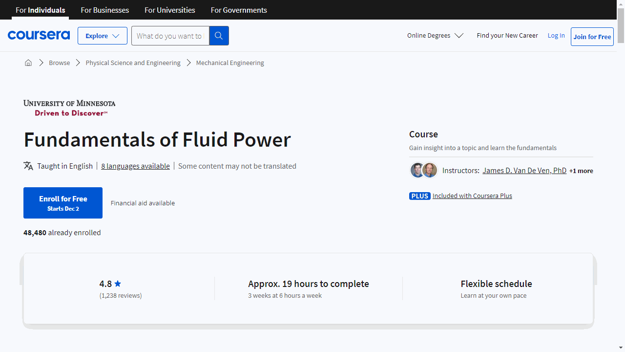 Fundamentals of Fluid Power