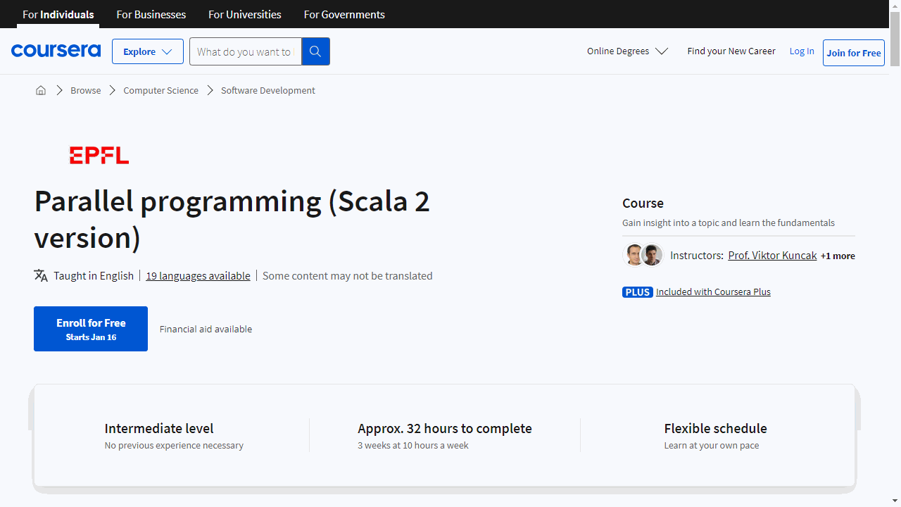 Parallel programming (Scala 2 version)