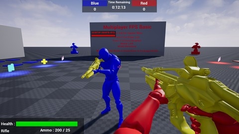 Unreal Engine 4 - Multiplayer Team Based FPS In Blueprints