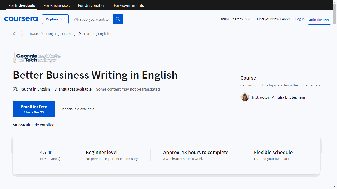 Better Business Writing in English
