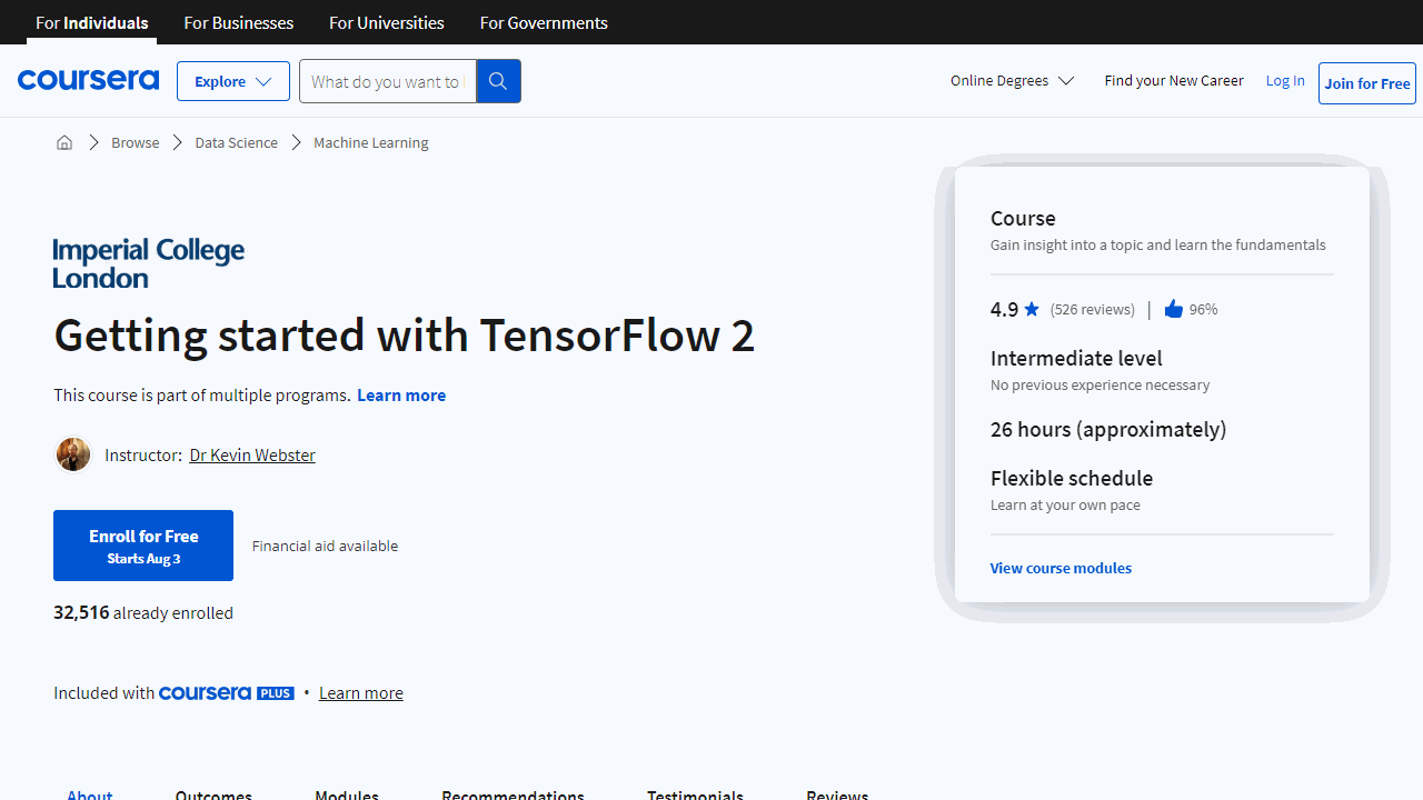 Getting Started with TensorFlow 2