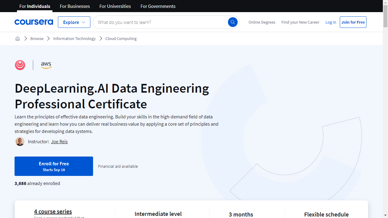 DeepLearning.AI Data Engineering Professional Certificate