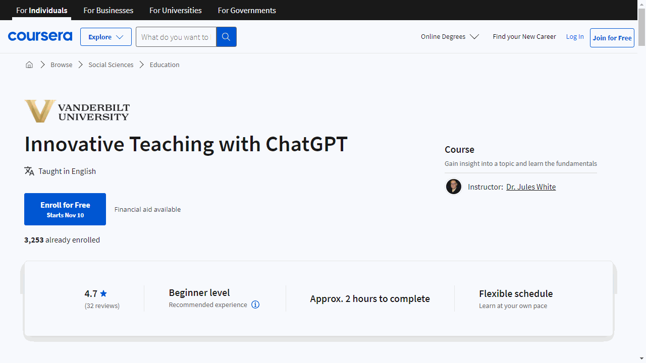 Innovative Teaching with ChatGPT
