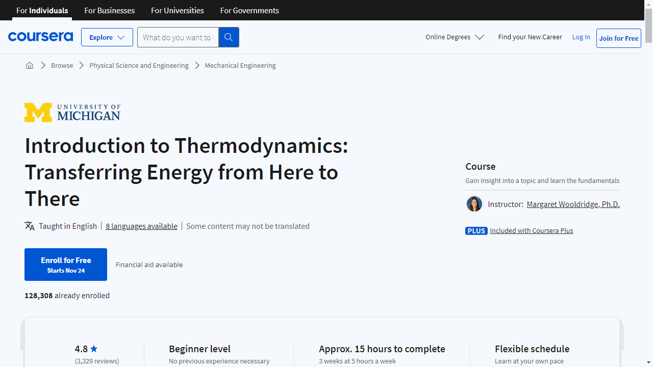 Introduction to Thermodynamics: Transferring Energy from Here to There